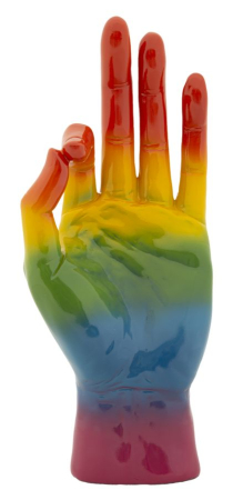 SALE % - Figurina, Mana curcubeu ok cm 16x10,5x36