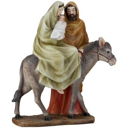 Figurina, „Maria si Josef”, Rasina sintetica, PU 2, L. 12 cm, l. 24 cm, H 30 cm [2]