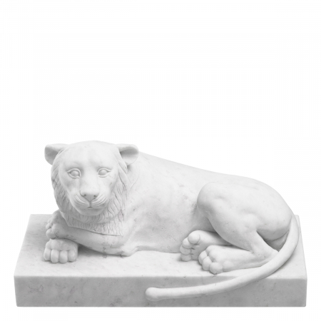 Figurină marmură Leu, Dims: W. 42.5 | D. 21 | H. 22  (CM) [2]