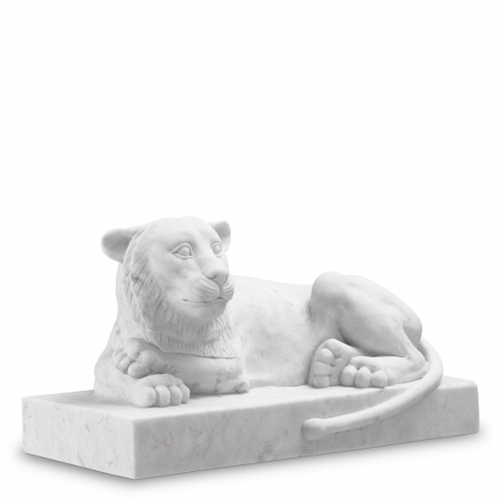 Figurină marmură Leu, Dims: W. 42.5 | D. 21 | H. 22  (CM)