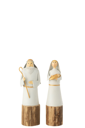 CRACIUN - Figurină, Mary/Joseph Ass2