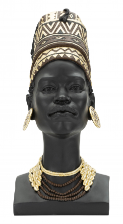 Tribal - Figurina Massai Woman, Rasina, Multicolor, 45x21.5x27.5 cm