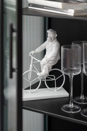 SALE % - Figurina, Material sintetic, Alb , 21x12x25