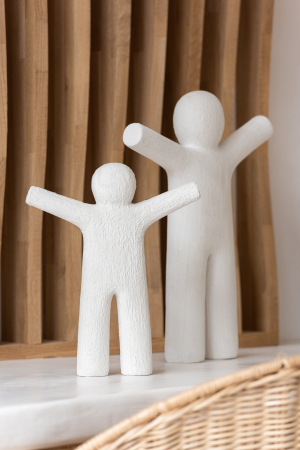 SALE % - Figurina, Material sintetic, Alb , 32x5.5x41.5
