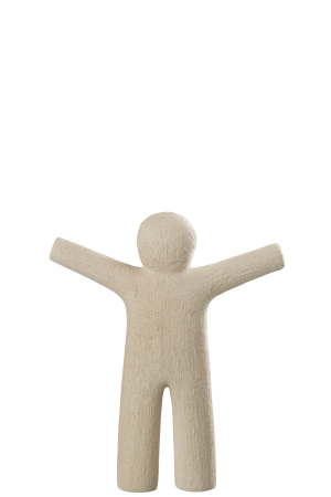 SALE % - Figurina, Material sintetic, Bej, 24x5x29.5