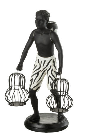 Tribal - Figurina, Material sintetic, Multicolor, 21.5x16.5x31.5