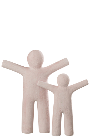 Figurina, Material sintetic, Roz, 32x6x40.5 [1]