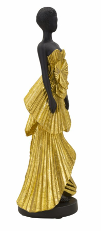 Figurina Moda, femeie, auriu 14.5x10x33 cm [1]
