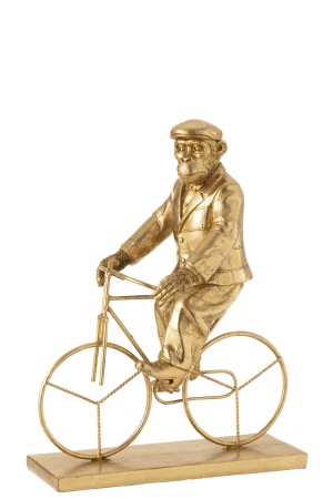 Sport - Figurină, Monkey Bike, Auriu L