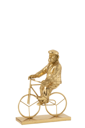 Figurine - Figurină, Monkey Bike, Auriu S