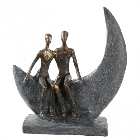 Dragobete - Figurina MOON, rasina, 23.5X22X8 cm