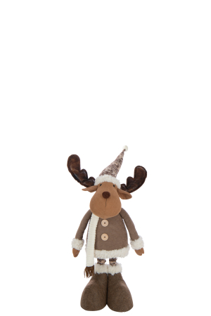 Figurina, Moose in haine de iarna, poliester, multicolor [2]