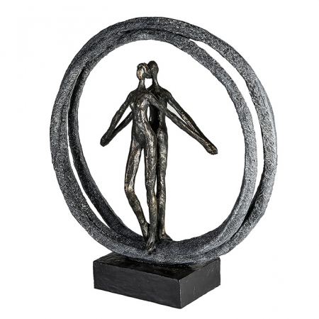 Dragobete - Figurina PAIR, rasina, 40X37X10.5 cm