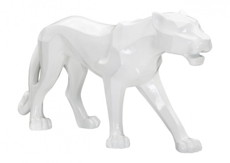 Figurina Panther, Rasina, Alb, 32.5x70x18 cm [2]