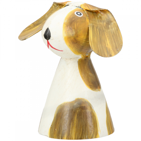 Figurină pe gard, Sparky, Fier, alb, PU 9, 3 buc. asortate, L. 6 cm, L. 6,5 cm, H. 7 cm [2]