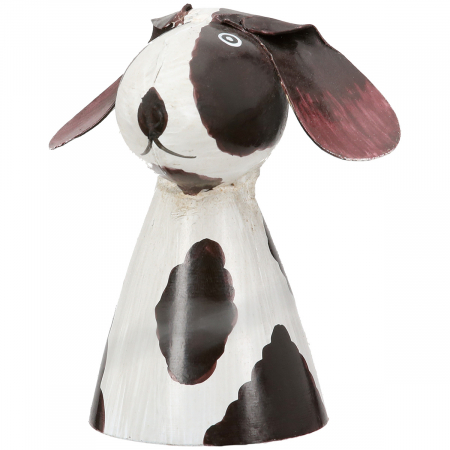 Figurină pe gard, Sparky, Fier, alb, PU 9, 3 buc. asortate, L. 6 cm, L. 6,5 cm, H. 7 cm [1]