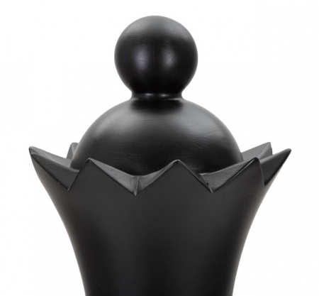 Figurina Queen, Rasina, Negru/Auriu, 50x15x15 cm [3]