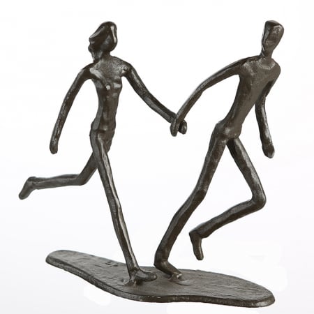 Figurina RUNNING, metal, 18x17X7 cm [1]