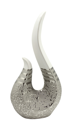 Scena Nasterii Domnului - Figurina, „Sf. Louis”, dungat, Ceramica, alb, argintiu, PU 2, L. 10 cm, l. 19,5 cm, H 36 cm