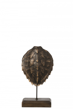 Mare si soare - Figurina Shell, Compozit, Bronz, 19x11x35.5 cm