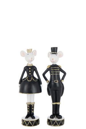 Figurina, Soarece muzician, polirasina multicolor, Ass 2, L [1]