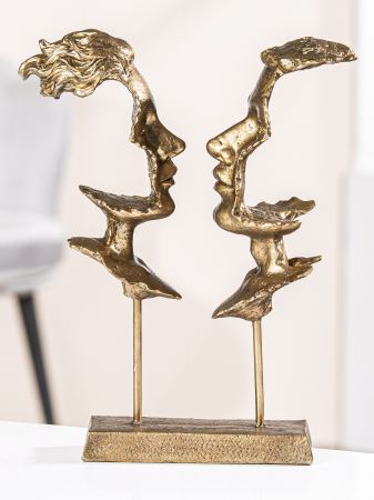 SALE % - Figurina Soli, compozit, auriu, 22.5x31x7.5 cm