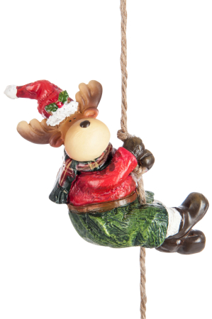 Figurina, Turta dulce baietel/fetita poliester, rosu, Craciun, Ass 2, L [1]