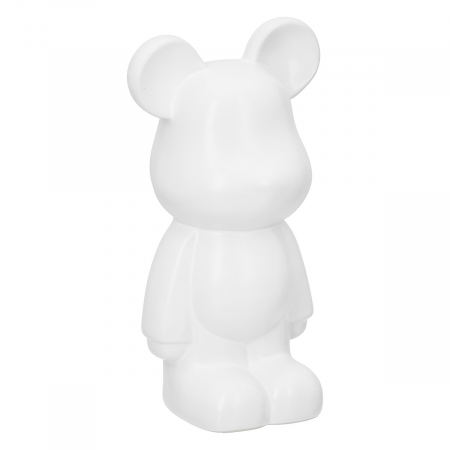 Figurină, Urs, Ceramica, alb, PU 2, L. 11 cm, L. 14 cm, H. 26 cm [1]
