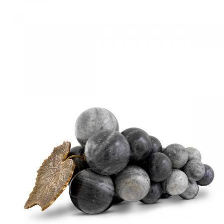 Figurină Vintage Grapes marmură gri, Dims: L. 27 | W. 17 | H. 13  (CM)
