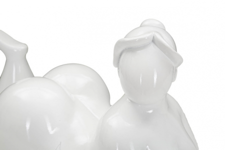 Figurina Woman Yoga, Rasina, Alb, 16x32x16 cm [4]
