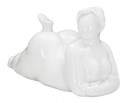 Figurina Woman Yoga, Rasina, Alb, 16x32x16 cm [9]