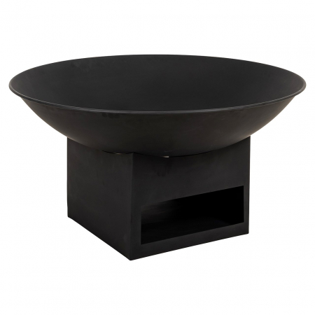 TERASA SI GRADINA - Șemineu /Focar Davey pentru exterior (negru), Dims: 44.0 x 87.0 x 87.0 cm