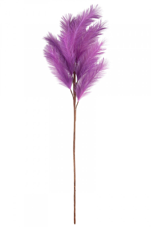 IN STOC - Floare artificiala Branch Feder, Fibre sintetice, Mov, 2x34x95 cm
