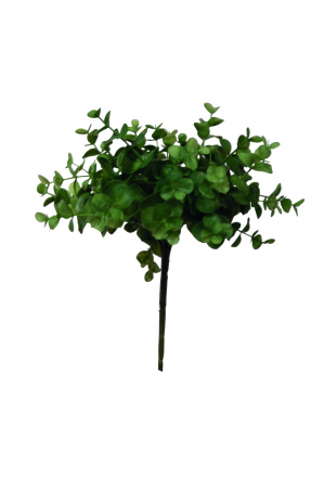 SALE % - Floare artificiala EUKALYPTUS, Fibre sintetice, Verde, 24 cm