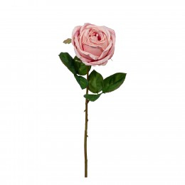 SALE % - Floare artificiala ROSE, Fibre sintetice, Multicolor, 46 cm