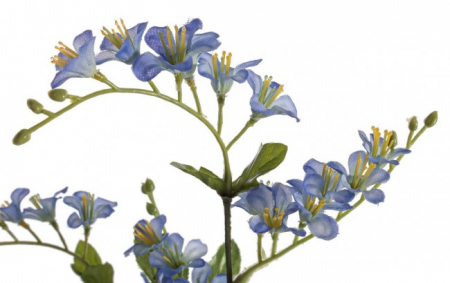 Floare decorativa, plastic, albastru, 75cm [1]