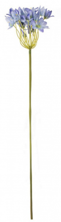 SALE % - Floare decorativa, plastic, albastru, 77cm