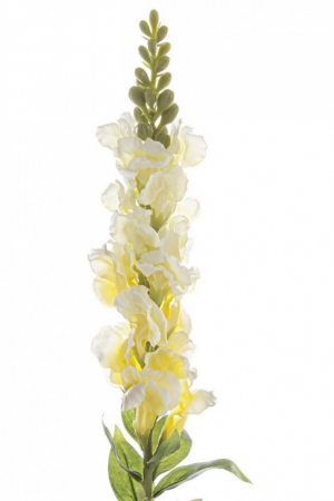 Floare decorativa, plastic, galben, 68cm [1]