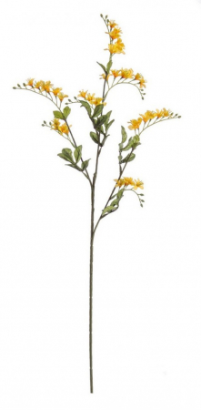 SALE % - Floare decorativa, plastic, galben, 75cm