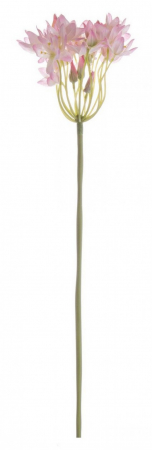 SALE % - Floare decorativa, plastic, roz, 77cm