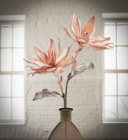 Floare galsang x2 portocalie cm ø 28 x 88  [3]