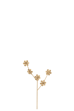 Accesorii - Floare, Metal, Auriu, 20x1x30