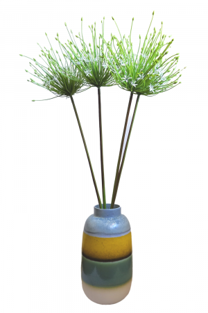 IN STOC - Floare artificiala TUBEROSA, fibre sintetice, 116 cm