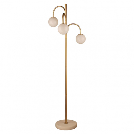 Lampadare - Lampă de podea Janou (aurie), Dims: 153.8 x 46.4 x 46.4 cm