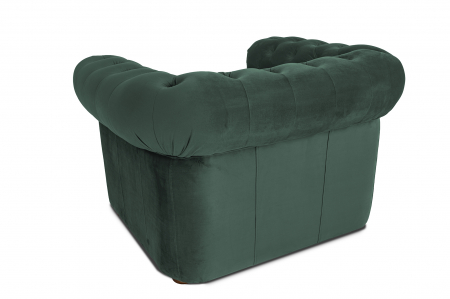 Fotoliu Chesterfield, verde, 94x80x86 cm [3]