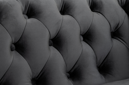 Fotoliu Chesterfield, gri inchis, 94x80x86 cm [4]