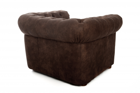 Fotoliu Chesterfield, maro, 94x80x86 cm [3]