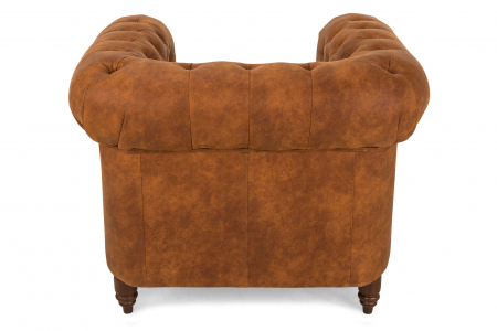 Fotoliu Chesterfield, Maro coniac, 94x80x86 cm [2]