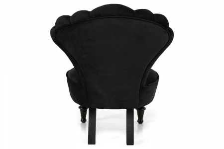 Fotoliu Diana Butterfly, Negru, 78x87x61 cm [5]