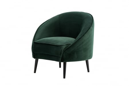 Fotoliu Elisabeth, textil verde, 86x82x70 cm [6]